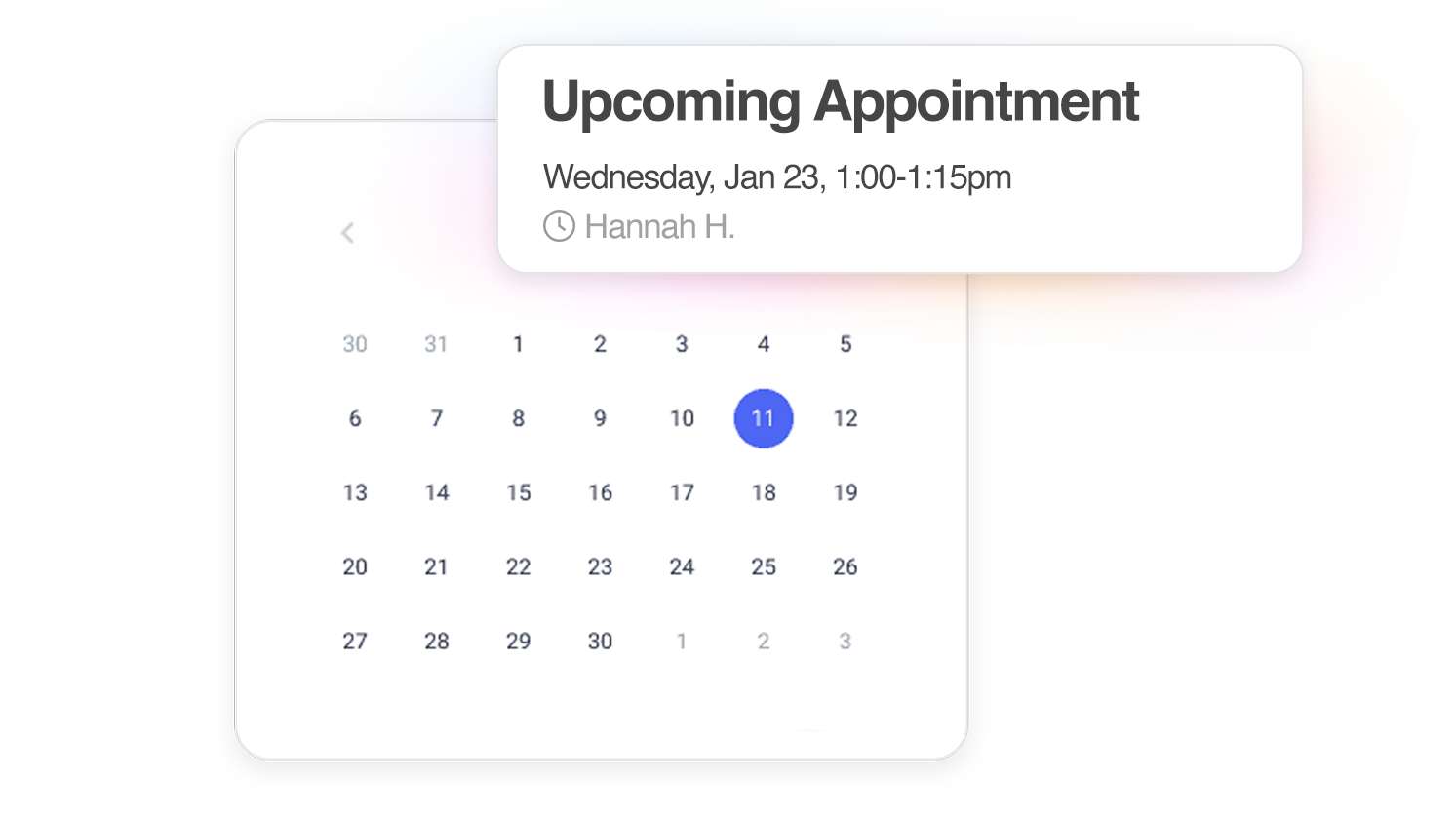 You run the appointment
